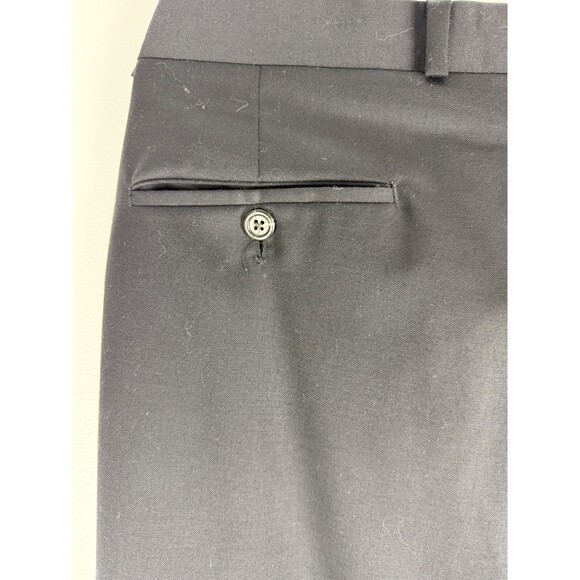 Lauren Ralph Lauren Wool cuffed Charcoal Pleated Dress Pants 34X34 - Picture 14 of 16